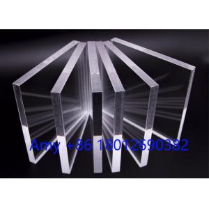 Colored Transparent Laser Cutting Plastic Round / Square Sheet Transparent PMMA