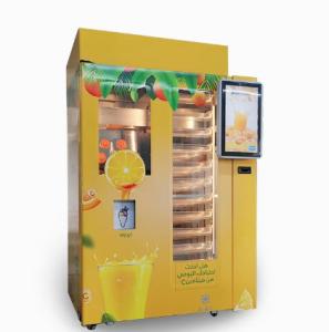 Buy cheap Natural Fruit Juice Unmanned Vending Machine 24 Hour Self Service Freshly Squeezed product