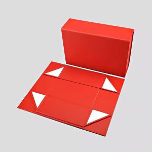 Buy cheap Custom Flip Top Gift Box One - Piece Colorful Foldable Gift Box Extra Hard Book Style Gift Packaging Box from wholesalers