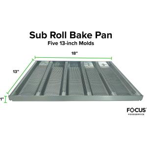Buy cheap RK Bakeware China Foodservice NSF 49015 Glaze Aluminum Sub Sandwich Roll Pan Baking Tray from wholesalers
