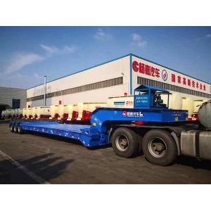 Buy cheap 12R22.5 Detachable Gooseneck Semi Trailer 70T Removable Gooseneck Truck from wholesalers