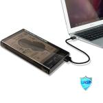 Buy cheap USB3.0 Port Hard Drive Enclosure 2.5 inch HDD SSD Portable Case Transparent External Box from wholesalers