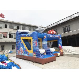 Buy cheap Water Slide Trampoline Inflatable Castle For Commercial Game from wholesalers