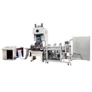 Automatic Aluminum Foil Container Punch Press Machine with Max.Material Width of