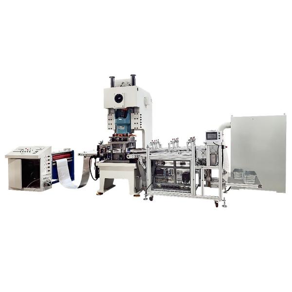 Automatic Aluminum Foil Container Punch Press Machine with Max.Material Width of