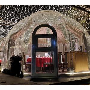 Buy cheap Outdoor 6m Geodesic Dome Diameter 5m Transparent Igloo Tent from wholesalers