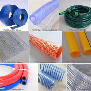 PVC fiber braided transparent reinforced hose for garden use