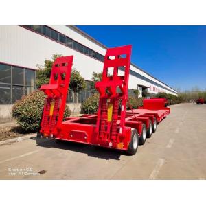 Buy cheap 150t Load Capacity Steel Four-Wire Eight-Axis Lowbed Trailer for Heavy-Duty Transport from wholesalers