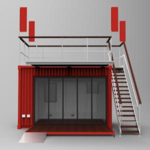 Expandable Prefabricated Container House With Sandwich Panel