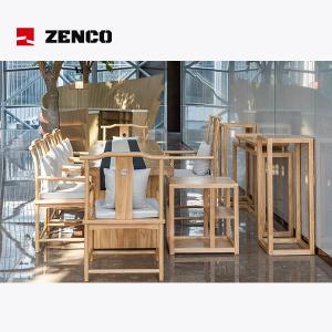 Hotel Lobby Furniture Set Contains Solid Wood Made Of Tea Table, Tea Chair,
