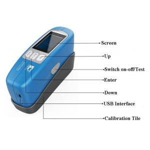 Buy cheap Portable Coating Granite Digital Gloss Meter Chinese / English Switching from wholesalers