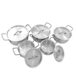 Buy cheap Hot Selling Kitchen Cooking Pot 5 PCS 7 PCS Cookware Sets Aluminum Soup Pot Set With Lid from wholesalers