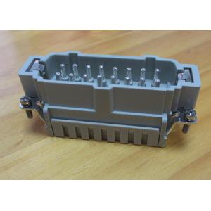 24 Pins Rectangle Male Connector Injection Molding Services , Electronic