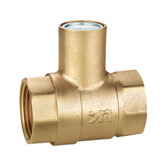 Buy cheap 1101 Brass Ball Valve FxF threaded Nature brass looking with Magnetic Lockable stem sizes DN15 DN20 DN25 DN32 DN40 DN50 from wholesalers