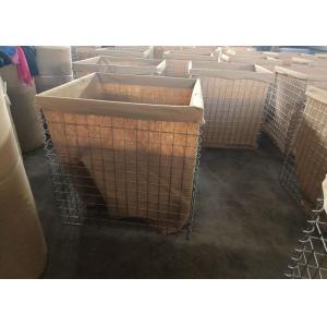 Buy cheap Welded Gabion Box 76.2 x 76.2mm 4.0mm Galvanized Steel Military Barrier from wholesalers