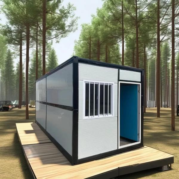 Buy cheap Customizable Folding Container House With Steel Structure And EPS Sandwich Panel from wholesalers