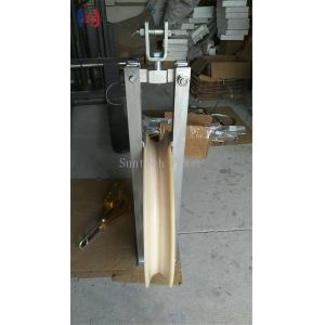 Buy cheap 27 - 50KG OPGW Stringing Equipment Cable Stringing Block Nylon Sheave from wholesalers