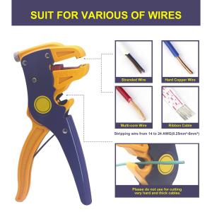Buy cheap Electrical Practical Crimper Wire Stripper , Multipurpose Cable Stripper Cutter from wholesalers