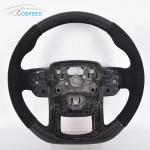 Buy cheap Yellow Stitch Land Rover Series Steering Wheel Carbon Fiber Black Style 35cm from wholesalers