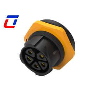 5 Pin High Current Wire To Board Connector IP67 30A Plug And Socket Cable