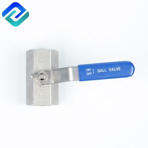 Buy cheap Wax Casting 1 Piece 2000psi Ball Valve Thread End CF8M from wholesalers