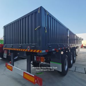 Buy cheap 3 Axle Side Wall Semi Trailer with High Loading Capacity Corrosion Resistance and Customizable Side Wall for Heavy Cargo Transport from wholesalers