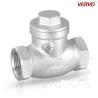 1 Inch 200WOG NPT CF8M Stainless Steel Swing Check Valve Low Pressure Thread End Swing Type Non-Return Swing Check Valve for sale