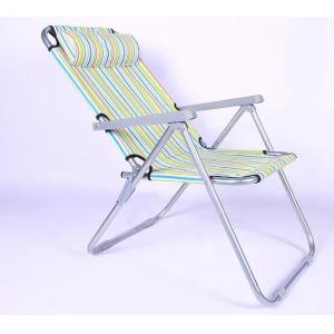 Backpack Beach Chair 5 Positions and Cup Holder Pouch on Side Padded Pillow