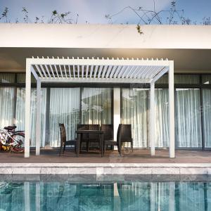 Buy cheap Light Duty Type Freestanding Aluminum Pergola Modern Designs Sun Protection product