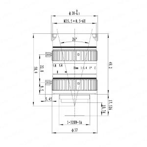 Buy cheap Traffic Camera HD Machine Vision Lens 35mm F1.4 Electronic Police Use from wholesalers