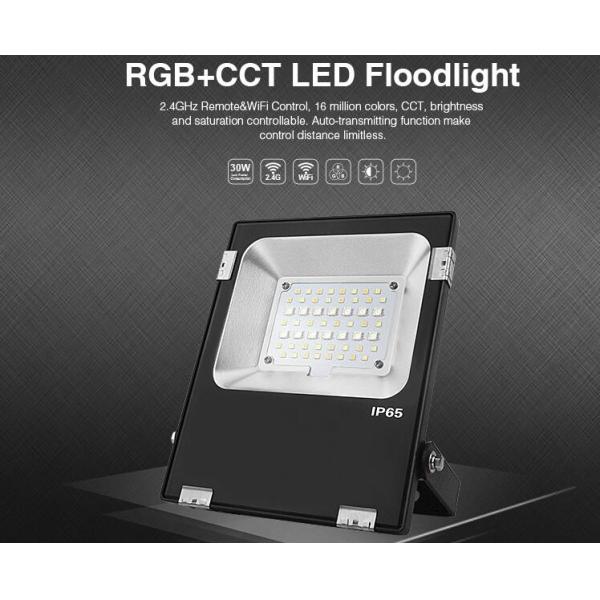 Buy cheap Milight Wifi IP65 20W RGB+CCT LED Floodlight 2.4G All color RGB and CCT adjustable 3000k 6000k LED light with IOS APP from wholesalers