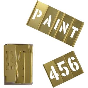 Buy cheap Letter And Number Brass Interlocking Stencil Custom Shaped from wholesalers