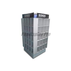 Buy cheap Store Floor Standing Cardboard Pallet Display Lightweight With 80 Pockets from wholesalers
