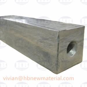 China Customized Life D Trapezoid Magnesium Anode with 1.7 V Voltage for Corrosion Protection and Resistance on sale