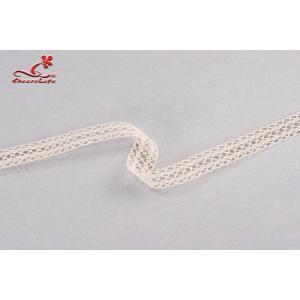 Buy cheap Bedding Articles / Clothing Labels Cotton Lace Trim Customizable Width from wholesalers