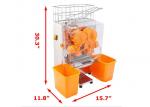 Buy cheap Pro Auto Feed Automatic Orange Juicer Machine Citrus Juice Machine Transparent Plastic from wholesalers