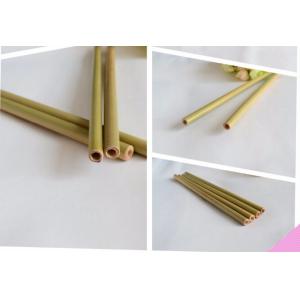 Buy cheap Organic Reusable Hand-Crafted Natural Eco Bamboo Drinking Straws,Natural Bamboo Drinking Straws with customized logo pac from wholesalers