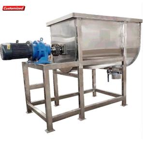 Horizontal Animal Feed Crusher Machine Chemicals Processed Commercial Powder