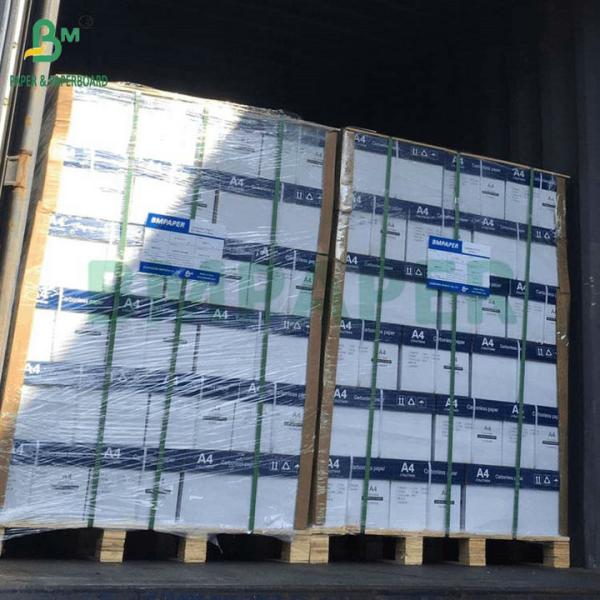 Buy cheap White CB Yellow CF 75grs 78grs Blank Carbonless NCR Paper 8.5"X 14" Black Image from wholesalers