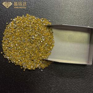1.0mm To 4.0mm HPHT Monocrystalline Diamonds Yellow High Pressure High