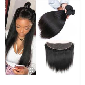 Buy cheap 100% Malaysian Hair Extensions 13 X 4 Lace Frontal Length 8’’ -   24’’ from wholesalers