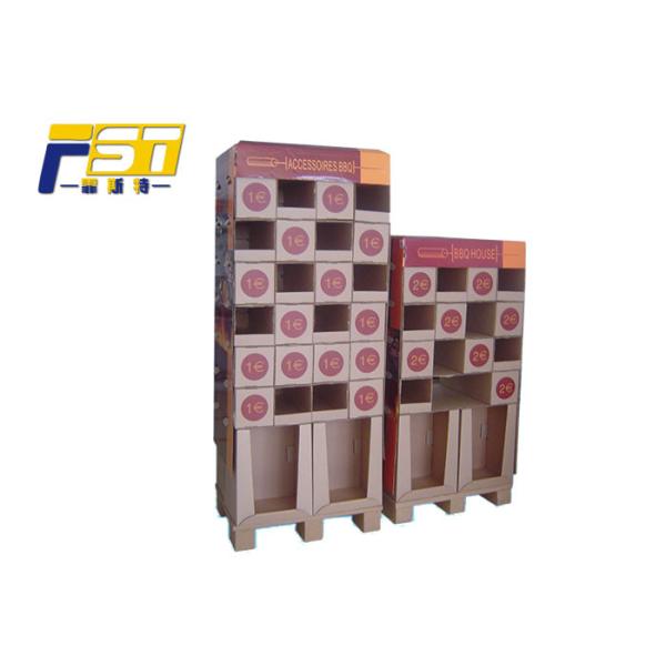 Custom Design Cardboard Pallet Display , Full Color Printing Corrugated Pallet