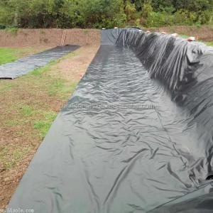 Buy cheap Project Solution Capability HDPE Black Geomembrane 0.5mm for Fish Shrimp Farming Ponds from wholesalers