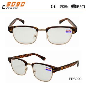 Buy cheap Classic culling plastic reading glasses, fashionable deisgn,pattern on temples from wholesalers