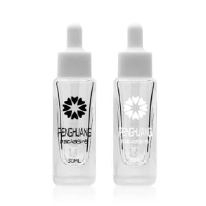 Buy cheap 50ml serum glass bottle with white dropper from wholesalers
