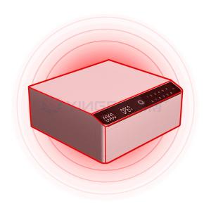 Fingerprint Lock Single Layer Fireproof Jewelry Safe With Auto Open