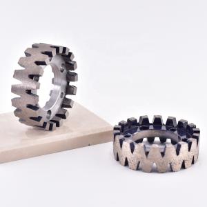 Buy cheap Stone Grinding CNC Standard And Continuous Stubbing Wheel For Grinding Stone Slab Tools 20mm Thickness from wholesalers