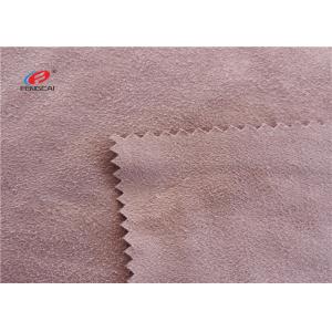 Warp Knitted 160gsm Polyester Suede Fabric For Shoes