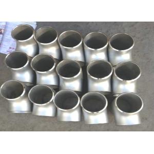 Buy cheap Super Duplex Steel ASTM A812 UNS S31803 S32750 S32760 Equal Tee 6 Inch SCH80S from wholesalers
