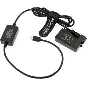 LP-E8 DR-E8 Dummy Battery to PD Type-C Decoded Power Cable for Canon EOS Rebel